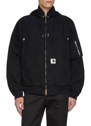 首图 - 点击放大 - SACAI - x Carhartt WIP Layered Cotton Hoodie