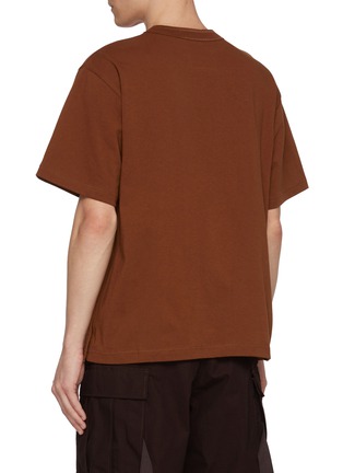 背面 - 点击放大 - SACAI - x Carhartt WIP Side Split Patch Pocket Cotton T-Shirt