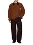 模特儿示范图 - 点击放大 - SACAI - x Carhartt WIP Side Split Patch Pocket Cotton T-Shirt