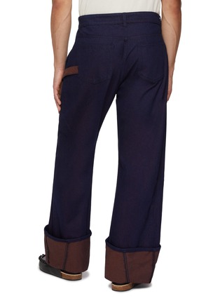背面 - 点击放大 - JW ANDERSON - Twisted Turn Up Dark Wash Workwear Jeans