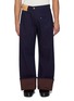 首图 - 点击放大 - JW ANDERSON - Twisted Turn Up Dark Wash Workwear Jeans