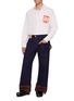 模特儿示范图 - 点击放大 - JW ANDERSON - Café Scene Embroidered Cotton Shirt