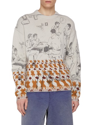 首图 - 点击放大 - JW ANDERSON - Printed Jacquard Sweater