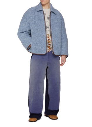 模特儿示范图 - 点击放大 - JW ANDERSON - Printed Jacquard Sweater
