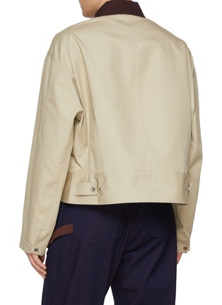 背面 - 点击放大 - JW ANDERSON - Curved Hem Cotton Workwear Jacket