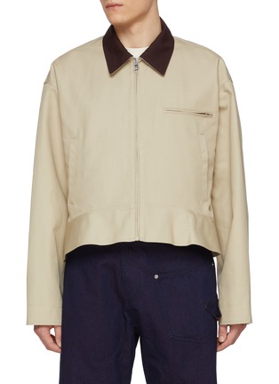 首图 - 点击放大 - JW ANDERSON - Curved Hem Cotton Workwear Jacket