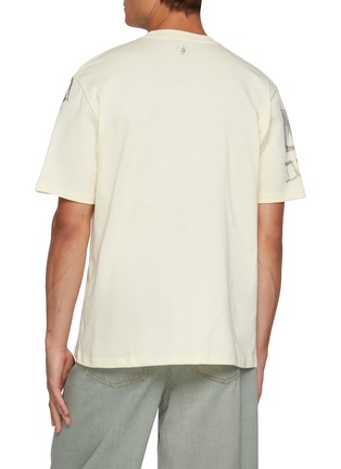 背面 - 点击放大 - JW ANDERSON - Café Scene Printed Cotton T-Shirt