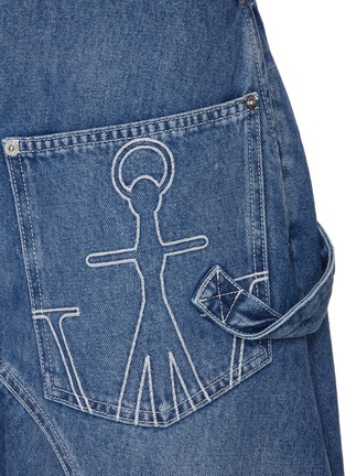  - JW ANDERSON - Twisted Light Wash Denim Workwear Shorts