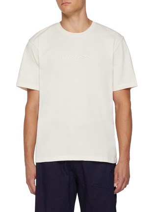 首图 - 点击放大 - JW ANDERSON - Logo Embroidered Cotton T-Shirt