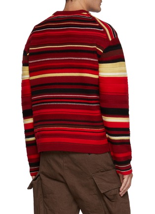 背面 - 点击放大 - JW ANDERSON - Striped Wool Knit Sweater