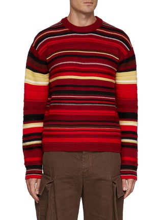 首图 - 点击放大 - JW ANDERSON - Striped Wool Knit Sweater