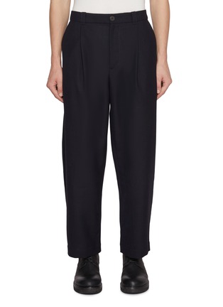 首图 - 点击放大 - STUDIO NICHOLSON - Pleated Curved Tapered Wool Pants