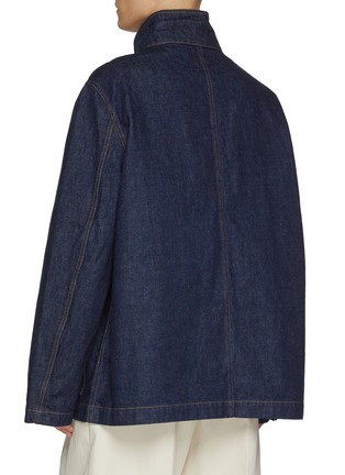 背面 - 点击放大 - STUDIO NICHOLSON - Stand Collar District Denim Jacket