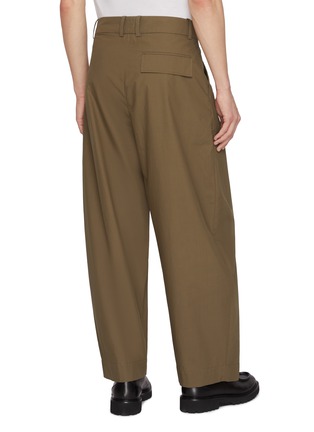 背面 - 点击放大 - STUDIO NICHOLSON - Double Pleated Cotton Pants