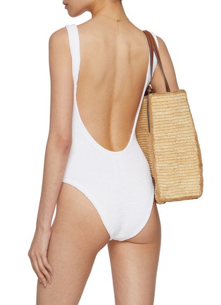 背面 - 点击放大 - HUNZA G - Square Neck Swimsuit