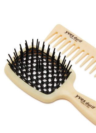 细节 - 点击放大 - YVES DURIF - Petite Vented Brush & Comb Set