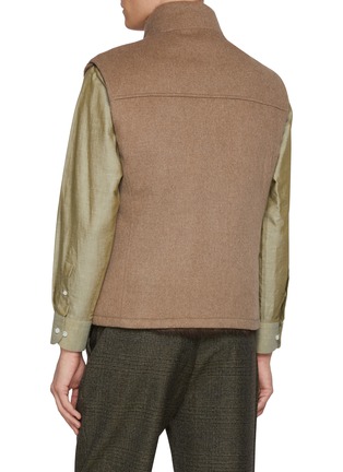 背面 - 点击放大 - FABIO GAVAZZI - Reversible Sable Fur Cashmere Vest