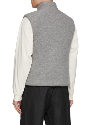 背面 - 点击放大 - FABIO GAVAZZI - Reversible  Sculpted Mink Cashmere Jersey Vest