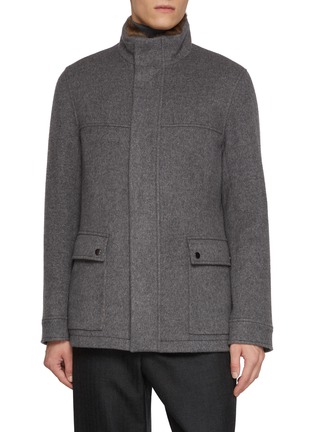 首图 - 点击放大 - FABIO GAVAZZI - Sable Sculpted Mink Cashmere Jacket
