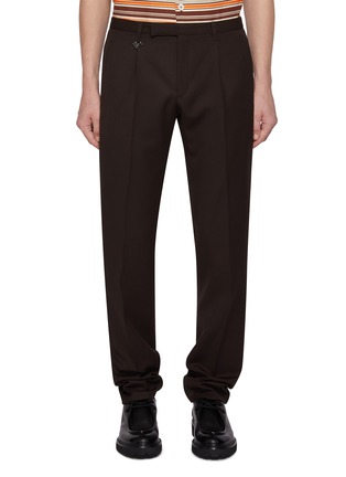 首图 - 点击放大 - PRADA - Straight Leg Wool Pants