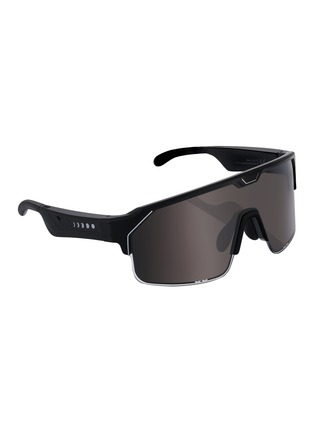 首图 –点击放大 - CHAMELO - Music Shield HVL Lens Smart Glasses — Matte Black Frame/Smoke Lenses