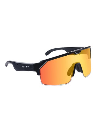 首图 –点击放大 - CHAMELO - Music Shield HVL Lens Smart Glasses — Matte Black Frame/Fire Lenses
