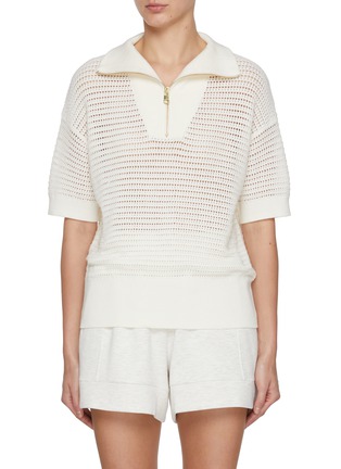 首图 - 点击放大 - VARLEY - Nali Half Zip Cotton Knit Top