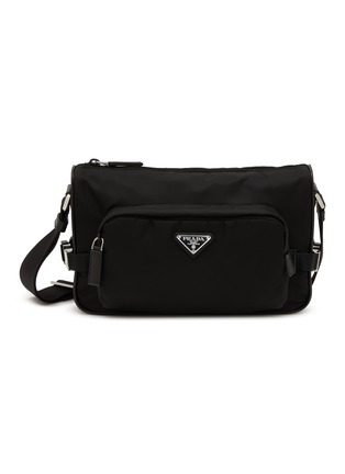 首图 - 点击放大 - PRADA - Medium Tessuto Logo Plaque Re-Nylon Shoulder Bag
