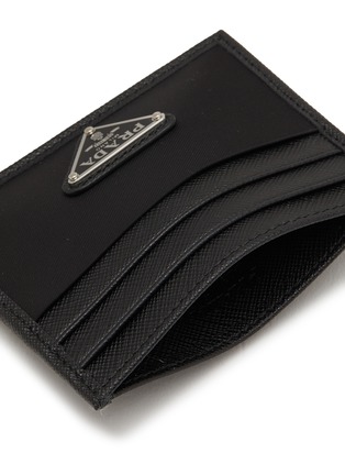 细节 - 点击放大 - PRADA - Re-Nylon Tessuto Leather Card Holder
