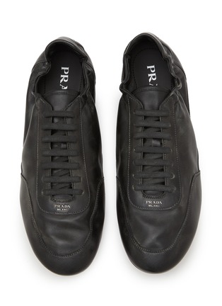细节 - 点击放大 - PRADA - Collapse Low Top Leather Men's Sneakers