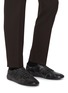 模特儿示范图 - 点击放大 - PRADA - Collapse Low Top Leather Men's Sneakers