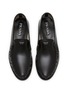 细节 - 点击放大 - PRADA - Spazzolato Brushed Leather Loafers