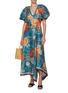 模特儿示范图 - 点击放大 - ALÉMAIS - Fletcher Puff Sleeve Midi Dress