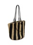 细节 - 点击放大 - SENSI STUDIO - Striped Straw Tote Bag