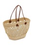 细节 - 点击放大 - SENSI STUDIO - Open Weave Straw Beach Backet Bag