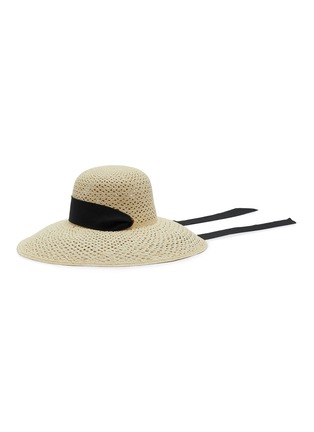 首图 - 点击放大 - SENSI STUDIO - Open Weave Lampshade Straw Hat