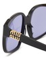 细节 - 点击放大 - MIU MIU - Acetate Square Sunglasses