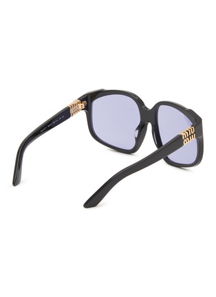 模特儿示范图 - 点击放大 - MIU MIU - Acetate Square Sunglasses