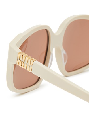 细节 - 点击放大 - MIU MIU - Acetate Square Sunglasses
