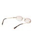 模特儿示范图 - 点击放大 - MIU MIU - Metal Oval Sunglasses