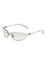 首图 - 点击放大 - MIU MIU - Metal Oval Gradient Sunglasses