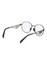 模特儿示范图 - 点击放大 - PRADA - Metal Round Optical Glasses
