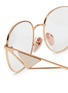 细节 - 点击放大 - PRADA - Metal Round Optical Glasses