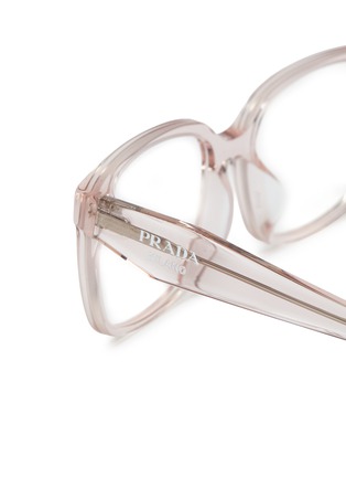 细节 - 点击放大 - PRADA - Acetate Rectangle Optical Glasses