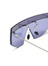 细节 - 点击放大 - PRADA - Metal Irregular Sunglasses