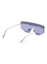 模特儿示范图 - 点击放大 - PRADA - Metal Irregular Sunglasses