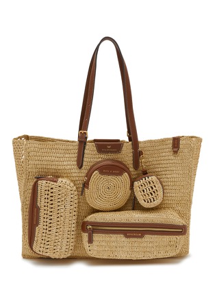 首图 - 点击放大 - ANYA HINDMARCH - Holiday Raffia Leather E/W Tote