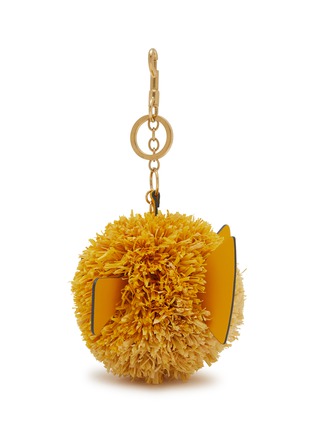 细节 - 点击放大 - ANYA HINDMARCH - Blowfish Raffia Eco Leather Charm