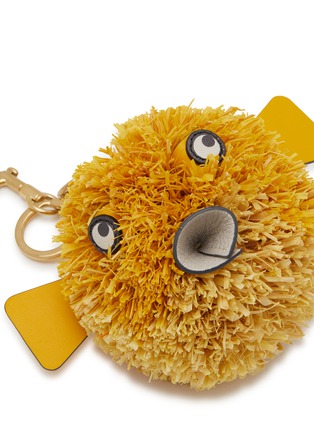 细节 - 点击放大 - ANYA HINDMARCH - Blowfish Raffia Eco Leather Charm