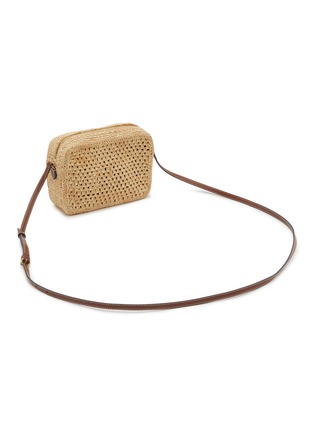 细节 - 点击放大 - ANYA HINDMARCH - Eyes Natural Raffia Crossbody Bag